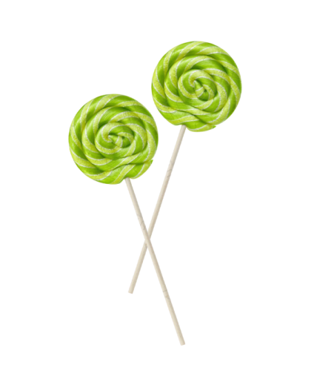 Mint Flavored Lollipops